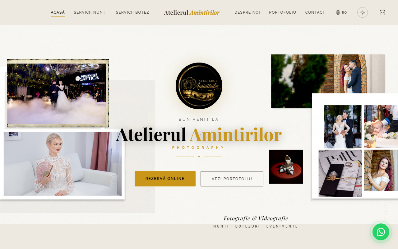 Atelierul Amintirilor — Magazin online & rezervări evenimente